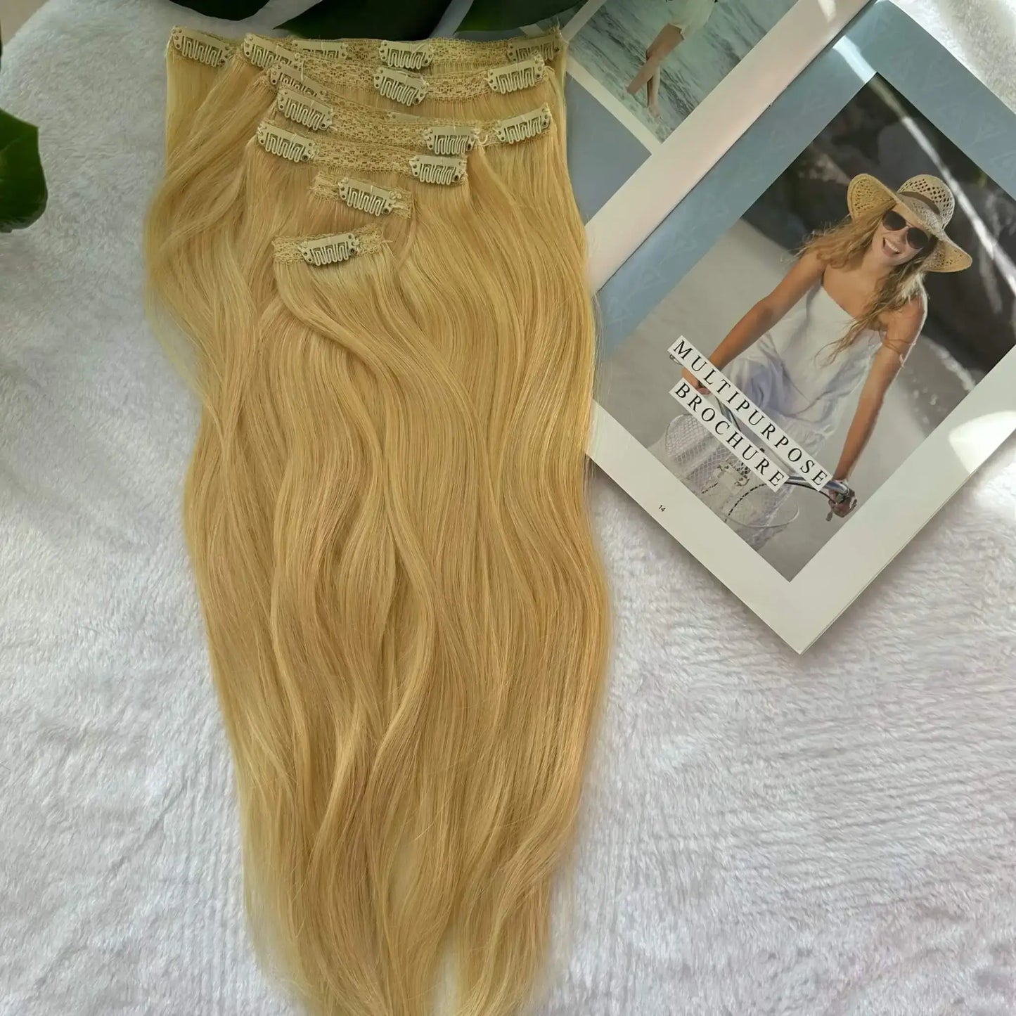 wedding clip-in hair extensions for brides& bridesmaids